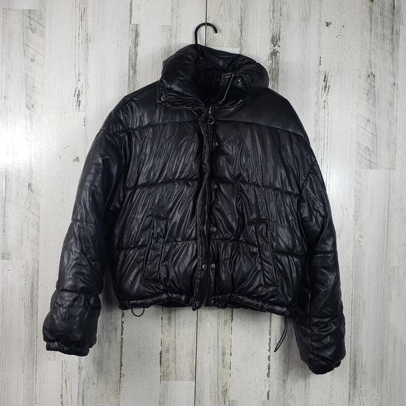 Arizona soft faux leather warm jacket women's size medium - Picture 1 of 11